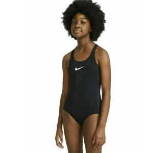 Nike Παιδικό Μαγιό Ολόσωμο Essential Racerback Κολύμβησης Μαύρο