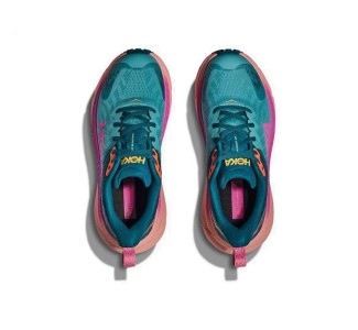 Hoka Challenger 7 Γυναικεία Αθλητικά Παπούτσια Running Μπλε Αδιάβροχα με Μεμβράνη Gore-Tex