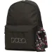Polo Original 600D Σχολική Τσάντα Πλάτης Γυμνασίου - Λυκείου σε Μαύρο χρώμα Μ32 x Π18 x Υ40cm