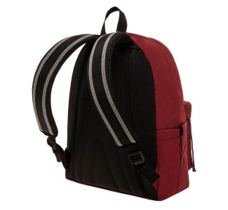 Polo Original Scarf Σχολική Τσάντα Πλάτης Γυμνασίου - Λυκείου σε Μπορντό χρώμα Μ31 x Π18 x Υ40εκ