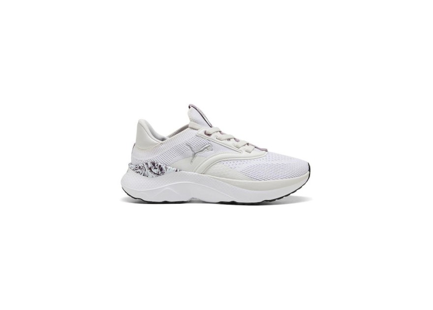 Puma  Mayve Γυναικεία Αθλητικά Παπούτσια Running Λευκά