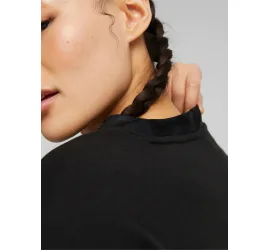 Puma Cropped Γυναικείο Φούτερ Μαύρο