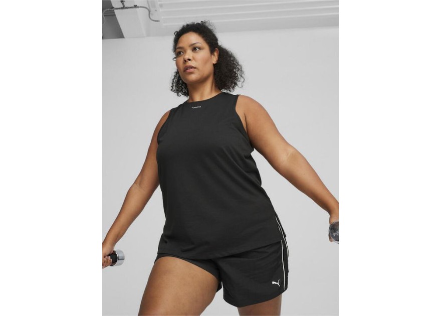 Puma Fit Γυναικεία Αθλητική Μπλούζα Αμάνικη Μαύρη