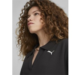 Puma Γυναικεία Polo Μπλούζα Μαύρη