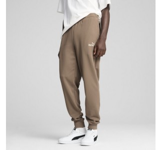 Puma Essentials Ανδρικό Παντελόνι Φόρμας με Λάστιχο Καφέ 