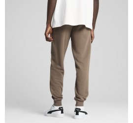 Puma Essentials Ανδρικό Παντελόνι Φόρμας με Λάστιχο Καφέ 
