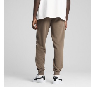 Puma Essentials Ανδρικό Παντελόνι Φόρμας με Λάστιχο Καφέ 