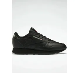 Reebok Classic Leather Γυναικεία Sneakers Core Black / Pure Grey 5