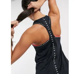 UA Wmn's Knockout Tank  Αμάνικη Γυναικεία Αθλητική Μπλούζα Μαύρη