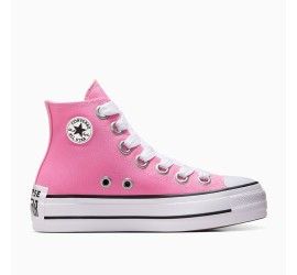 Converse Chuck Taylor All Star Lift Platform Sketch High Top Γυναικεία Παπούτσια Ροζ