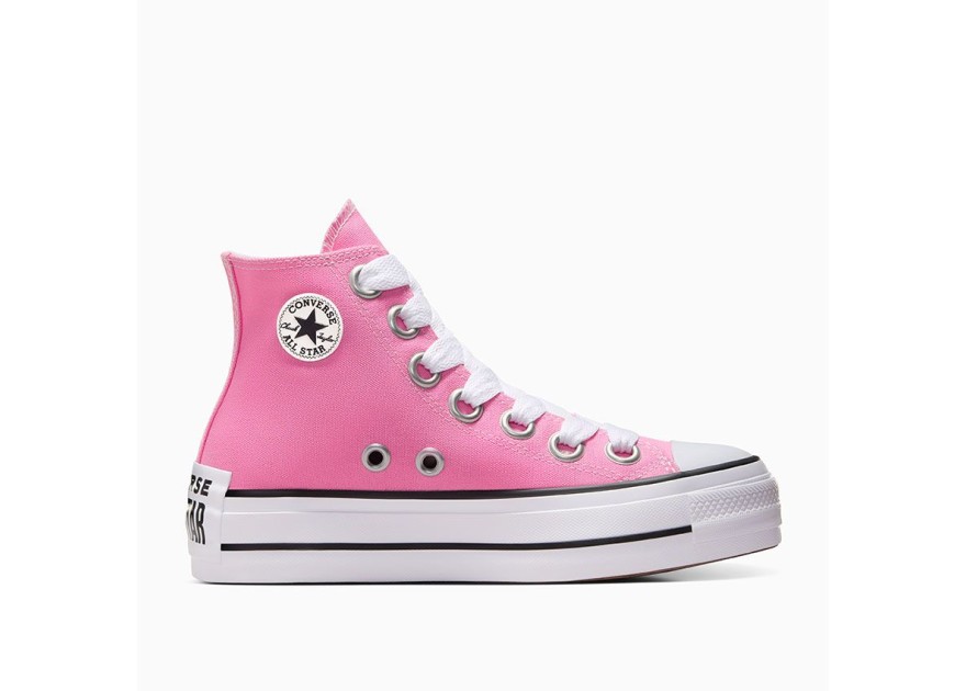 Converse Chuck Taylor All Star Lift Platform Sketch High Top Γυναικεία Παπούτσια Ροζ