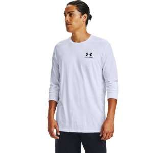 Under Armour Sportstyle Μπλούζα Μακρυμάνικη Λευκή