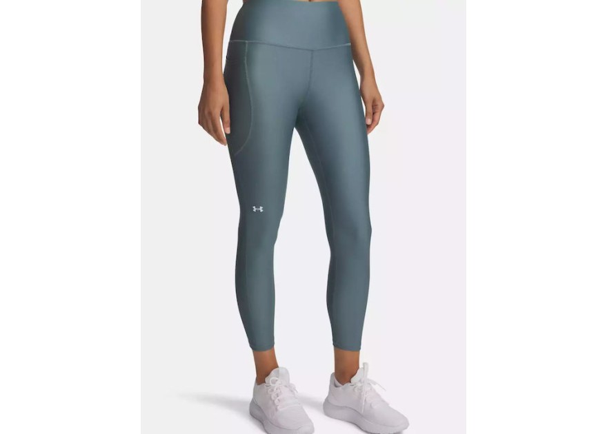 Under ArmourTraining Γυναικείο Cropped Κολάν Ψηλόμεσο Jasper Blue/white