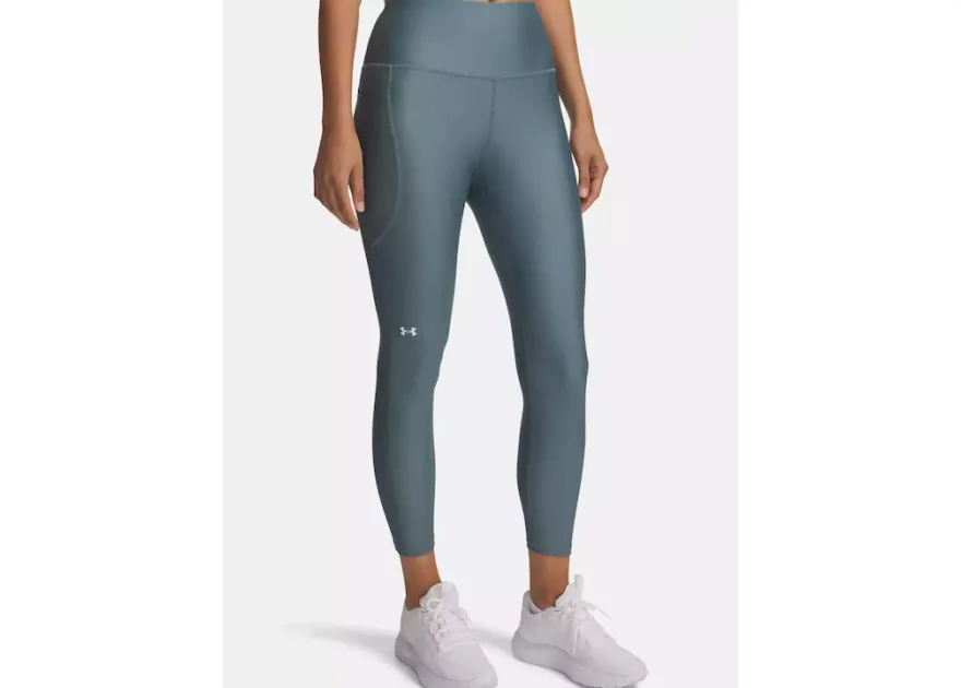Under ArmourTraining Γυναικείο Cropped Κολάν Ψηλόμεσο Jasper Blue/white