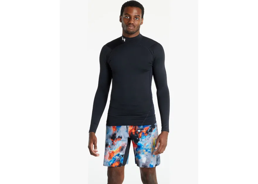Under Armour ColdGear Ανδρική Ισοθερμική Μακρυμάνικη Μπλούζα Μαύρη