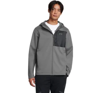 Under Armour Storm Coldgear® Infrared Shield Αθλητικό Μπουφάν Αντιανεμικό Ανθρακί