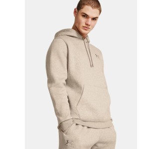Under Armour Φούτερ Fleece με Κουκούλα Καφέ