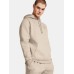Under Armour Φούτερ Fleece με Κουκούλα Καφέ