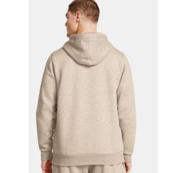 Under Armour Φούτερ Fleece με Κουκούλα Καφέ
