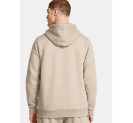 Under Armour Φούτερ Fleece με Κουκούλα Καφέ