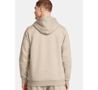 Under Armour Φούτερ Fleece με Κουκούλα Καφέ
