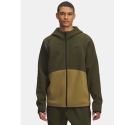 Under Armour Unstoppable Φούτερ Fleece με Κουκούλα Πράσινο