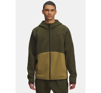 Under Armour Unstoppable Φούτερ Fleece με Κουκούλα Πράσινο