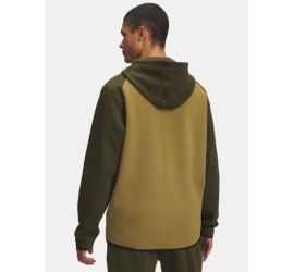 Under Armour Unstoppable Φούτερ Fleece με Κουκούλα Πράσινο