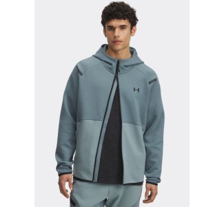 Under Armour Ua Unstoppable Φούτερ Fleece με Κουκούλα Μπλε