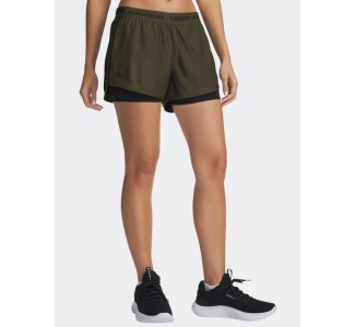 Under Armour Play Up Γυναικείο Σορτς Πράσινο