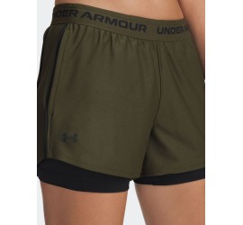 Under Armour Play Up Γυναικείο Σορτς Πράσινο