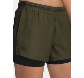 Under Armour Play Up Γυναικείο Σορτς Πράσινο