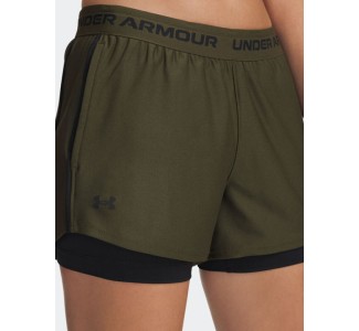 Under Armour Play Up Γυναικείο Σορτς Πράσινο