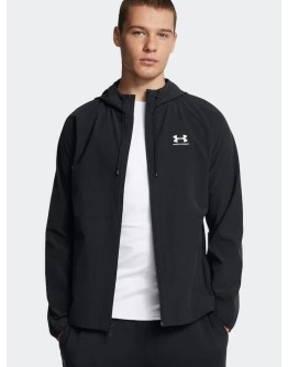 Under Armour Μπουφάν Αντιανεμικό Marine Od Green, Black