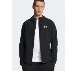 Under Armour Μπουφάν Αντιανεμικό Marine Od Green, Black