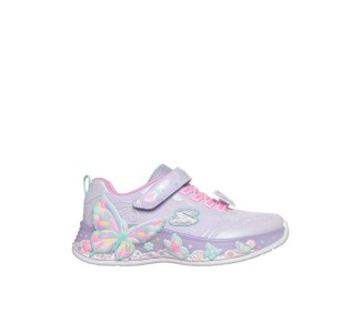 Skechers Παιδικά Sneakers με Σκρατς & Φωτάκια Μωβ