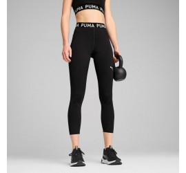 Puma Strong Training Γυναικείο Ποδηλατικό Κολάν Ψηλόμεσο Colorblock