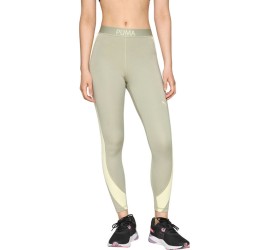 Puma Strong Γυναικείο Cropped Κολάν Πράσινο