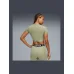 Puma Γυναικείο Crop T-shirt Fast Drying Πράσινο