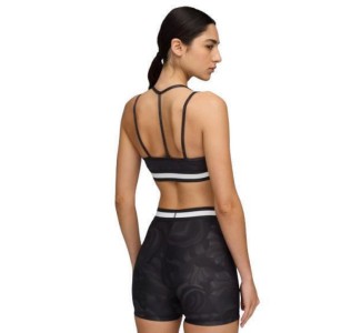 Puma Strappy Bra Γυναικείο Αθλητικό Μπουστάκι Black/white με Επένδυση