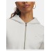 Under Armour Γυναικεία Ζακέτα Φούτερ με Κουκούλα Off White