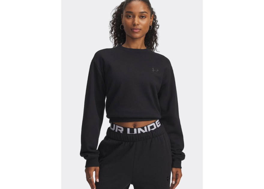 Under Armour Γυναικείο Φούτερ Μαύρο