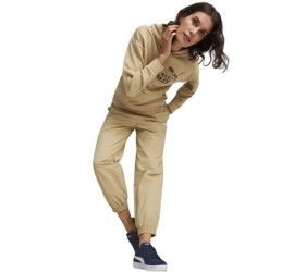 Puma Παντελόνι Φόρμας με Λάστιχο Μπεζ