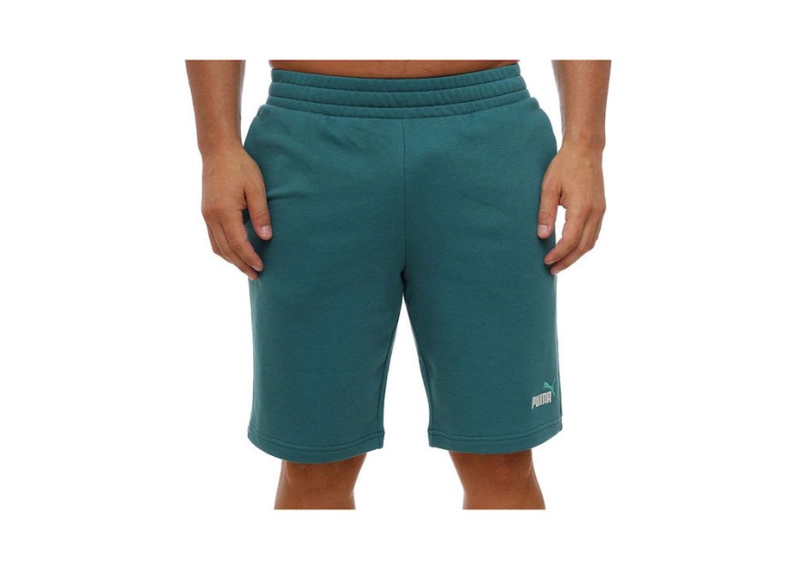 Puma Essentials Ανδρική Βερμούδα Πράσινο Σκούρο