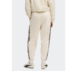 Puma Essentials Παντελόνι Φόρμας Fleece Εκρού