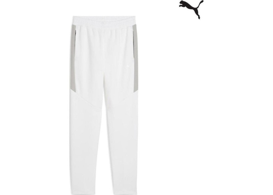 Puma Evostripe Pants Παντελόνι Φόρμας Λευκο
