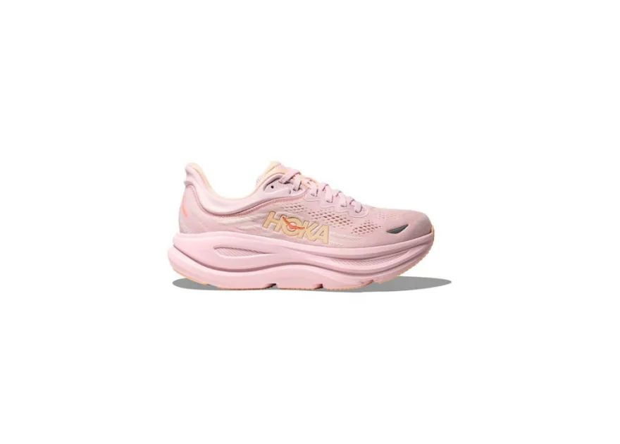 Hoka Bondi 9 Γυναικεία Αθλητικά Παπούτσια Running Ροζ