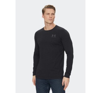 Under Armour Αθλητική Μπλούζα Μακρυμάνικη Μαύρη