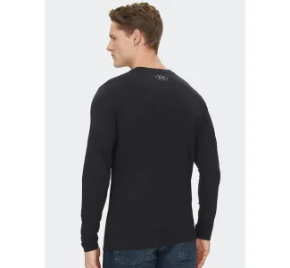 Under Armour Αθλητική Μπλούζα Μακρυμάνικη Μαύρη