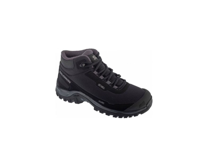Salomon Shelter Γυναικεία Ορειβατικά Μποτάκια Αδιάβροχα Μαύρα